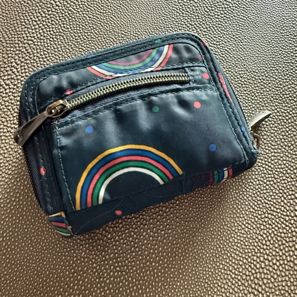 Lug Navy Quilted Wallet with Multicolor Design - Picture 2 of 5